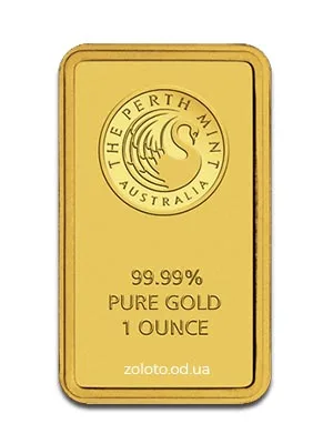 Слиток Perth Mint 1 унция, 99,99% золота